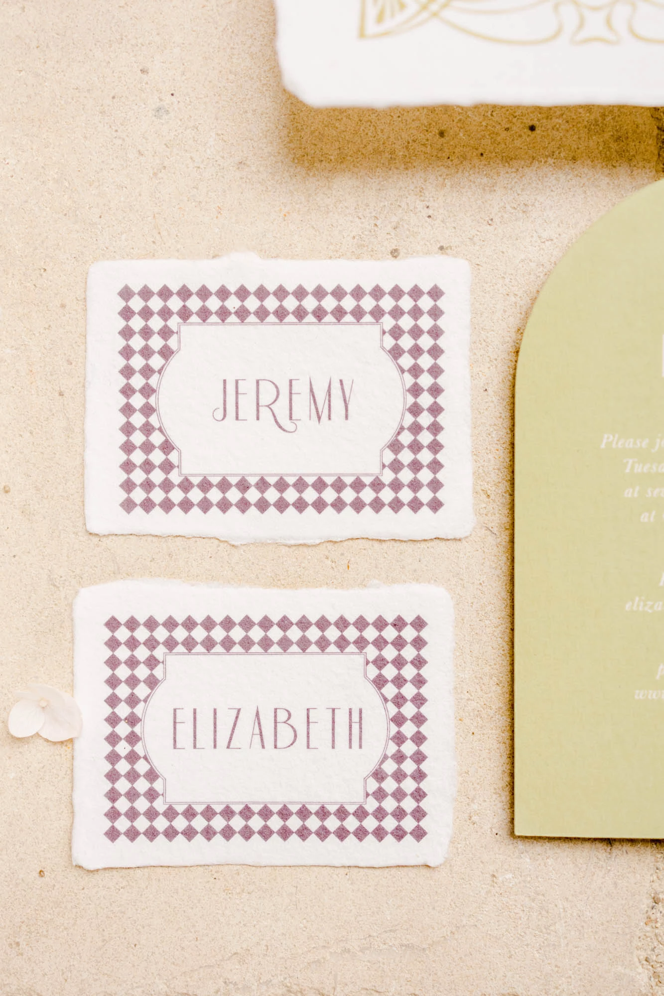 papier marron gris préparatifs